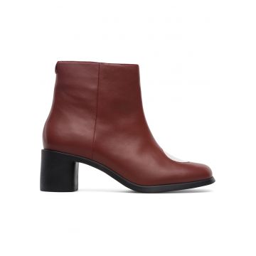 Ghete de piele cu aplicatii contrastante Twins 839