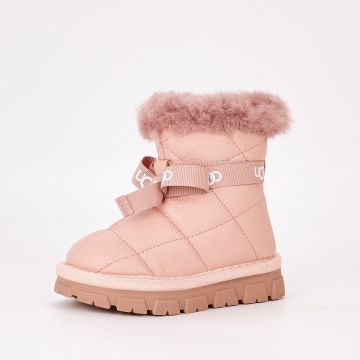 Ghete Fata Tip UGG Roz Perru
