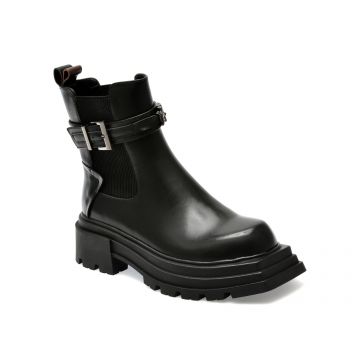 Ghete GRYXX negre, C05, din piele naturala