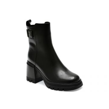 Ghete GRYXX negre, L286, din piele naturala
