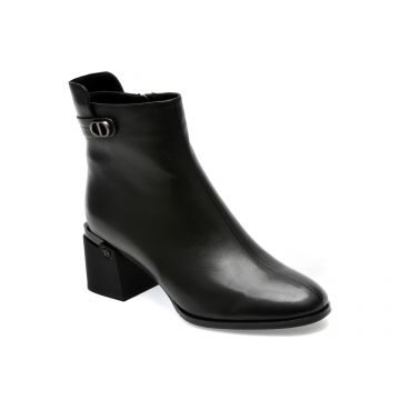 Ghete GRYXX negre, LE558, din piele naturala