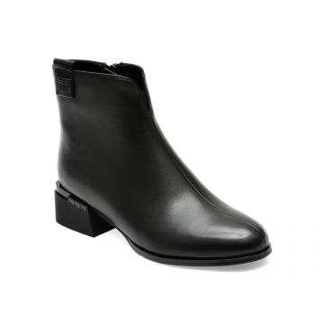 Ghete GRYXX negre, LE567, din piele naturala
