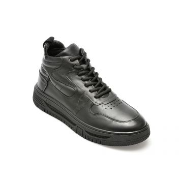 Ghete GRYXX negre, MB8042, din piele naturala