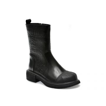Ghete GRYXX negre, Y187, din piele naturala