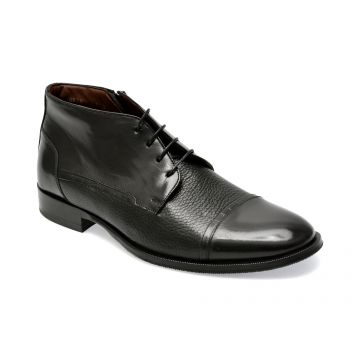Ghete LE COLONEL negre, 40928, din piele naturala