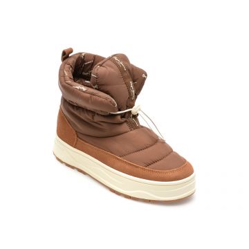 Ghete PEPE JEANS maro, LS31503, din material textil