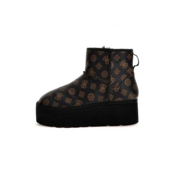 Ghete slip-on cu imprimeu logo