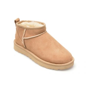 Ghete UGG gri, 1116109, din piele intoarsa