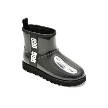 Ghete UGG negre, 1113190, din pvc