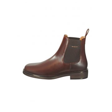 Ghete chelsea de piele