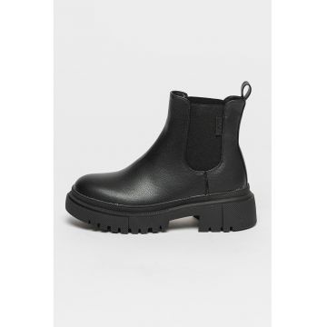 Ghete Chelsea de piele ecologica