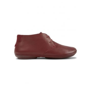 Ghete Chukka de piele cu segment din material textil Right Nina 991