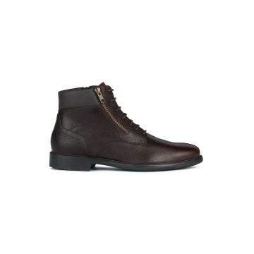 Ghete de piele cu aspect texturat Kapsian