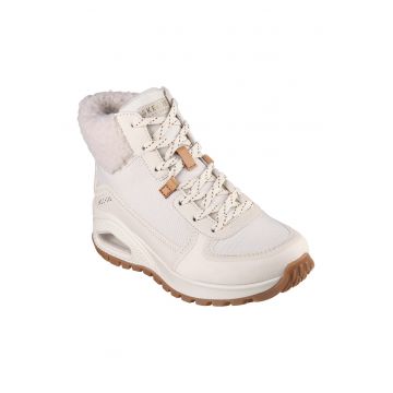 Ghete din piele ecologica cu fermoar Uno Rugged