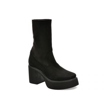 Ghete GRYXX negre, 22K01, din piele intoarsa