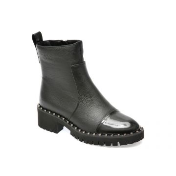 Ghete GRYXX negre, 2732, din piele naturala