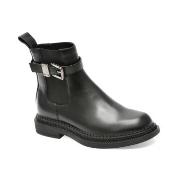 Ghete GRYXX negre, 3H402, din piele naturala