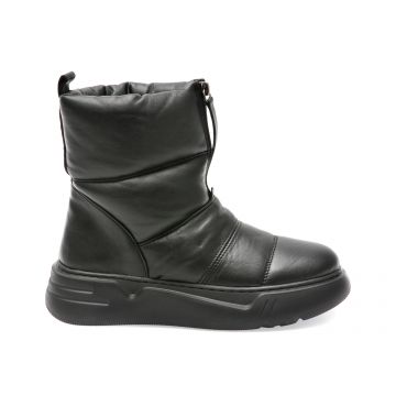 Ghete IMAGE negre, 2734906, din piele naturala