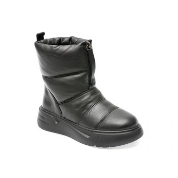 Ghete IMAGE negre, 2734906, din piele naturala