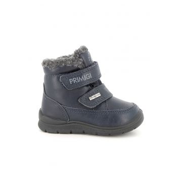 Ghete impermeabile din piele cu inchidere velcro