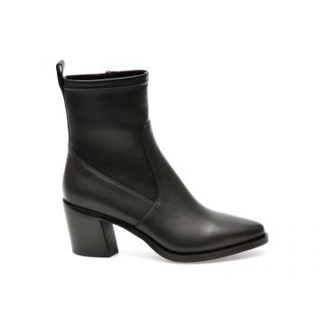 Botine EPICA negre, LM2431, din piele naturala