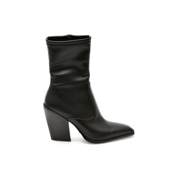 Botine EPICA negre, LM2511, din piele naturala