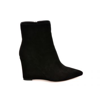 Botine EPICA negre, LQ2171, din piele intoarsa