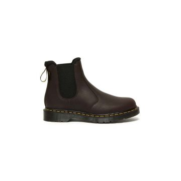 Dr. Martens ghete de piele 2976 barbati, culoarea maro, DM27821201