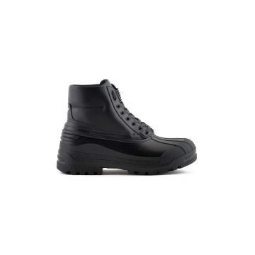 Emporio Armani pantofi inalti barbati, culoarea negru, X4M391 XF741 00002