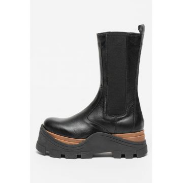 Ghete Chelsea de piele