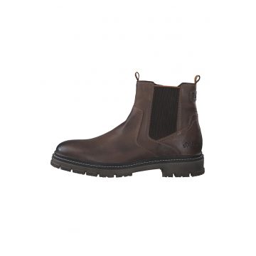 Ghete Chelsea high-cut din piele Ghete Chelsea high-cut din piele