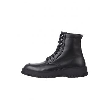 Ghete de piele cu fermoar