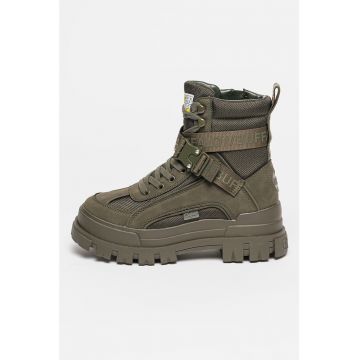 Ghete high-cut de piele ecologica Aspha