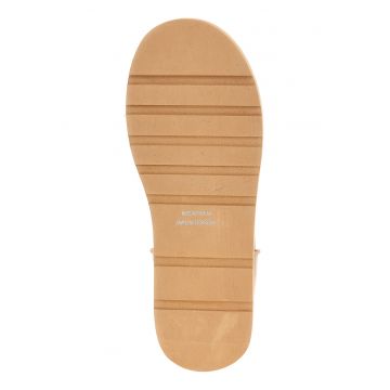 Ghete slip-on de piele ecologica cu logo stantat