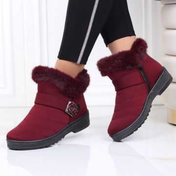 Ghete bordo imblanite Sydney