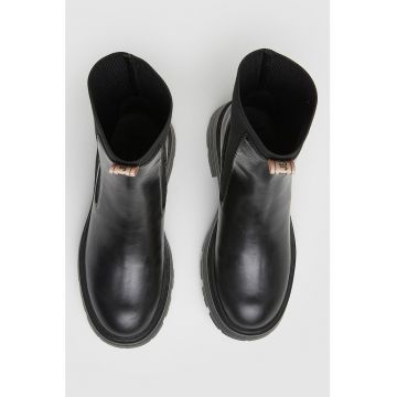 Ghete Chelsea de piele ecologica