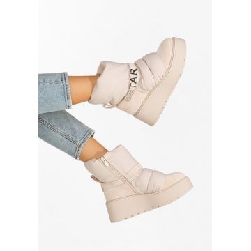 Ghete cu platformă Selisa bej Ghete cu platformă Selisa bej