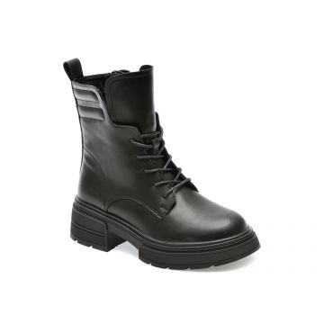 Ghete FLAVIA PASSINI negre, W104, din piele naturala