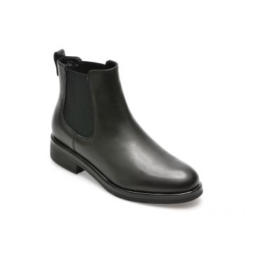 Ghete FLAVIA PASSINI negre, W66T, din piele naturala