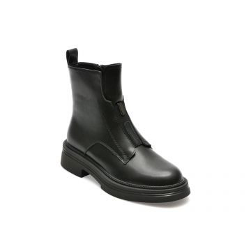 Ghete FLAVIA PASSINI negre, W75, din piele naturala