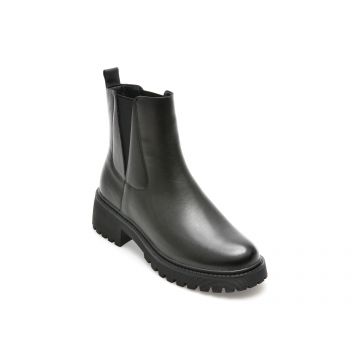Ghete GRYXX negre, VA30032, din piele naturala