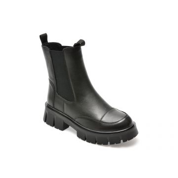 Ghete GRYXX negre, VA30035, din piele naturala