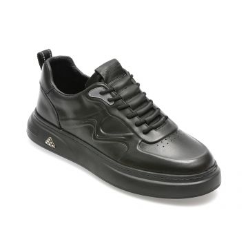Ghete OTTER negre, 31710, din piele naturala