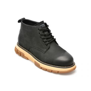 Ghete OTTER negre, 34052, din piele naturala
