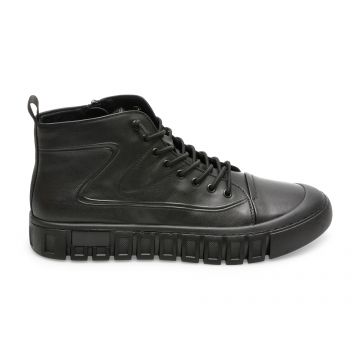 Ghete OTTER negre, 3506, din piele naturala