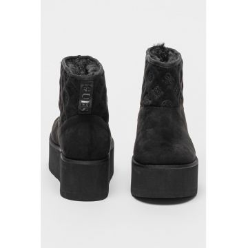 Ghete slip-on cu talpa flatform