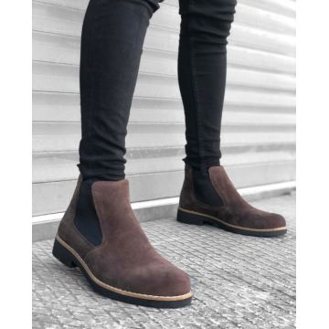 Ghete barbati piele intoarsa 12208 A20-21-22