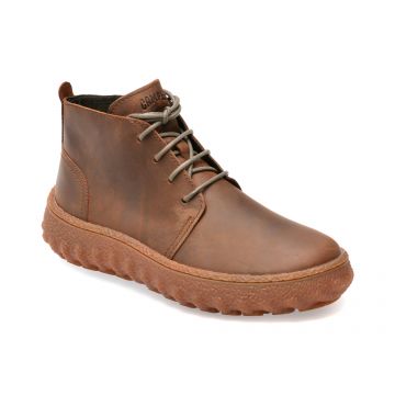 Ghete CAMPER maro, K300330, din piele naturala