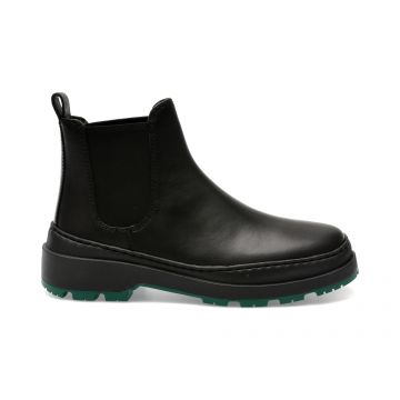 Ghete CAMPER negre, K400646, din piele naturala