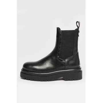 Ghete Chelsea de piele